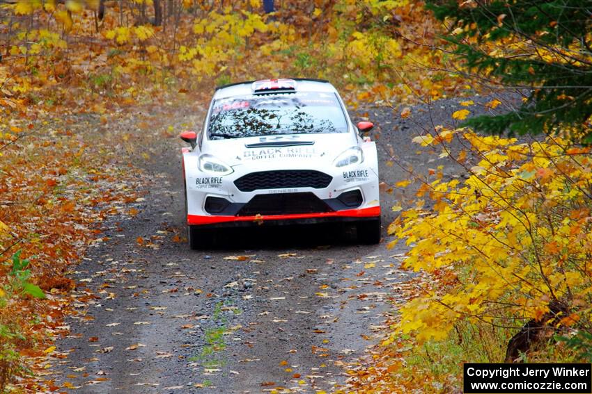 Tom Williams / Ross Whittock Ford Fiesta Rally2 on SS12, Trouble I.