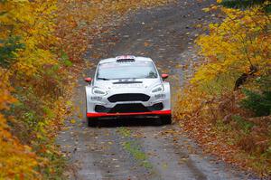 Tom Williams / Ross Whittock Ford Fiesta Rally2 on SS12, Trouble I.