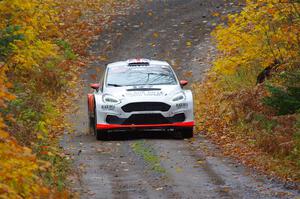 Tom Williams / Ross Whittock Ford Fiesta Rally2 on SS12, Trouble I.