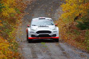 Tom Williams / Ross Whittock Ford Fiesta Rally2 on SS12, Trouble I.