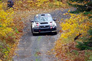 Grzegorz Bugaj / Ela Dziubanski Subaru WRX STi on SS12, Trouble I.