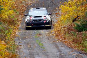 Grzegorz Bugaj / Ela Dziubanski Subaru WRX STi on SS12, Trouble I.