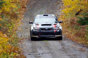 Grzegorz Bugaj / Ela Dziubanski Subaru WRX STi on SS12, Trouble I.