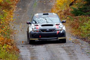 Grzegorz Bugaj / Ela Dziubanski Subaru WRX STi on SS12, Trouble I.