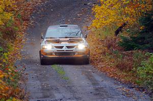 Tim Whitteridge / Ryan Dunham Mitsubishi Lancer Evo VIII on SS12, Trouble I.