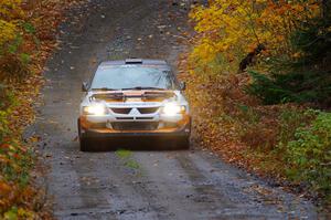 Tim Whitteridge / Ryan Dunham Mitsubishi Lancer Evo VIII on SS12, Trouble I.