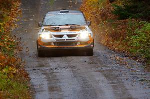 Tim Whitteridge / Ryan Dunham Mitsubishi Lancer Evo VIII on SS12, Trouble I.