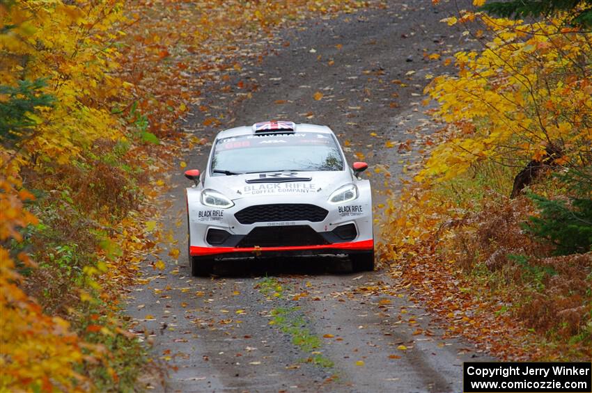 Tom Williams / Ross Whittock Ford Fiesta Rally2 on SS12, Trouble I.