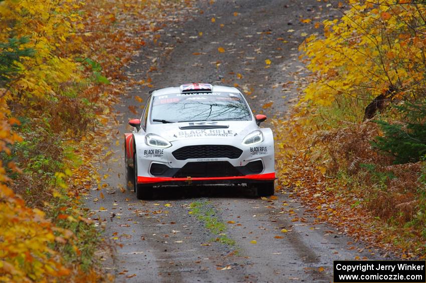 Tom Williams / Ross Whittock Ford Fiesta Rally2 on SS12, Trouble I.