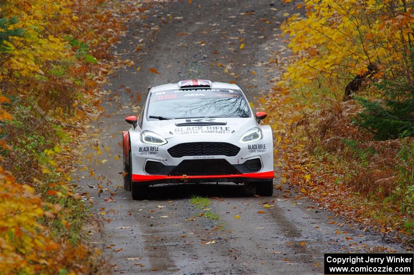 Tom Williams / Ross Whittock Ford Fiesta Rally2 on SS12, Trouble I.