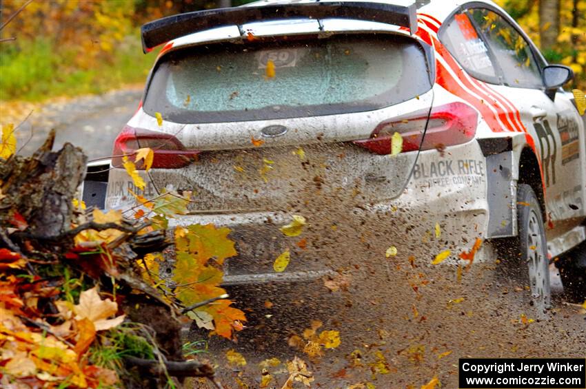 Tom Williams / Ross Whittock Ford Fiesta Rally2 on SS12, Trouble I.