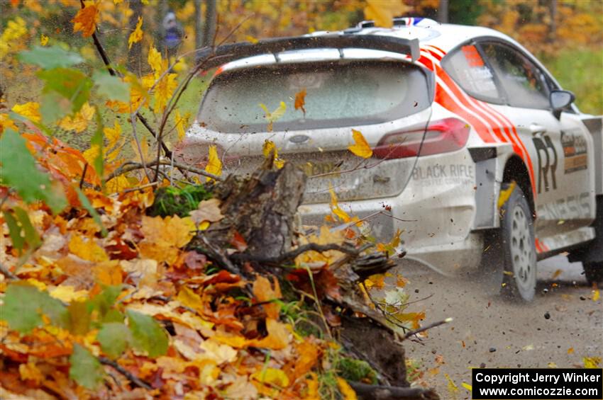 Tom Williams / Ross Whittock Ford Fiesta Rally2 on SS12, Trouble I.