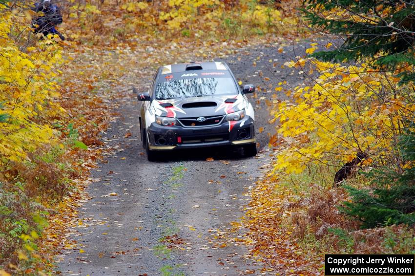 Grzegorz Bugaj / Ela Dziubanski Subaru WRX STi on SS12, Trouble I.