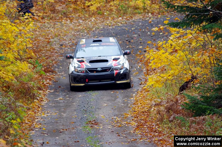 Grzegorz Bugaj / Ela Dziubanski Subaru WRX STi on SS12, Trouble I.