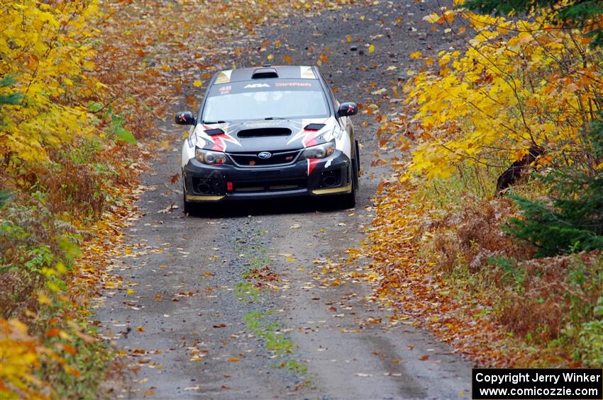 Grzegorz Bugaj / Ela Dziubanski Subaru WRX STi on SS12, Trouble I.