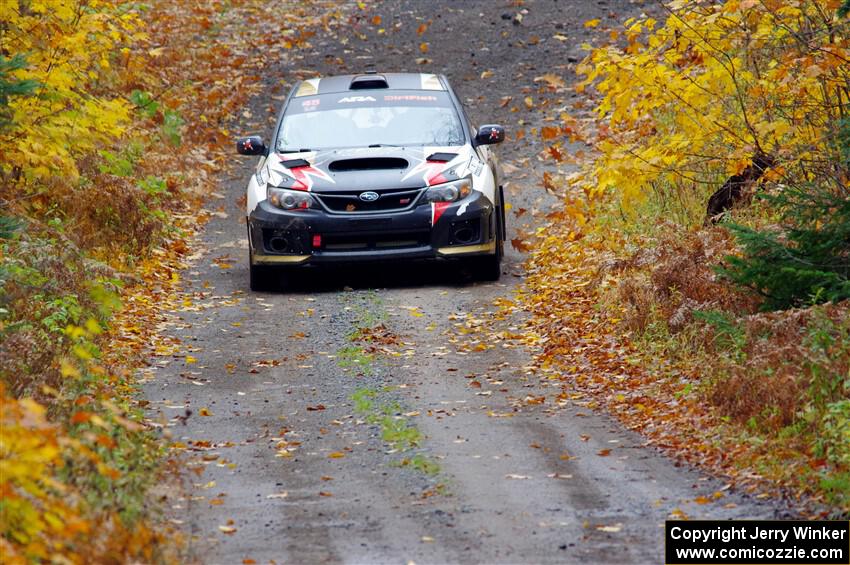 Grzegorz Bugaj / Ela Dziubanski Subaru WRX STi on SS12, Trouble I.