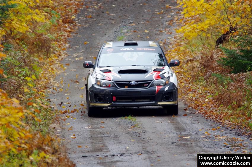 Grzegorz Bugaj / Ela Dziubanski Subaru WRX STi on SS12, Trouble I.