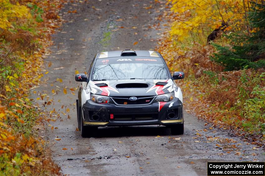 Grzegorz Bugaj / Ela Dziubanski Subaru WRX STi on SS12, Trouble I.