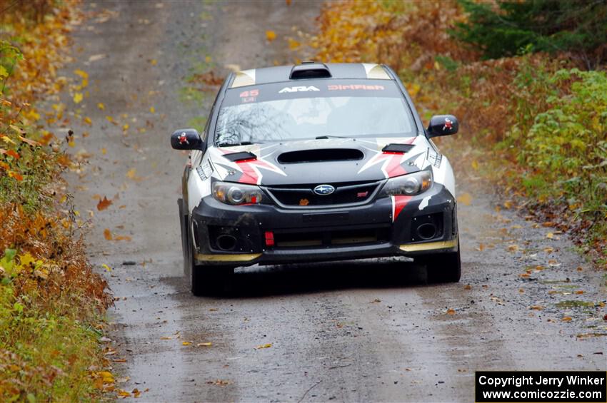 Grzegorz Bugaj / Ela Dziubanski Subaru WRX STi on SS12, Trouble I.