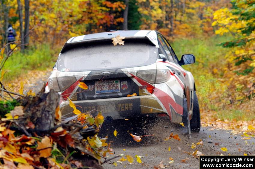 Grzegorz Bugaj / Ela Dziubanski Subaru WRX STi on SS12, Trouble I.