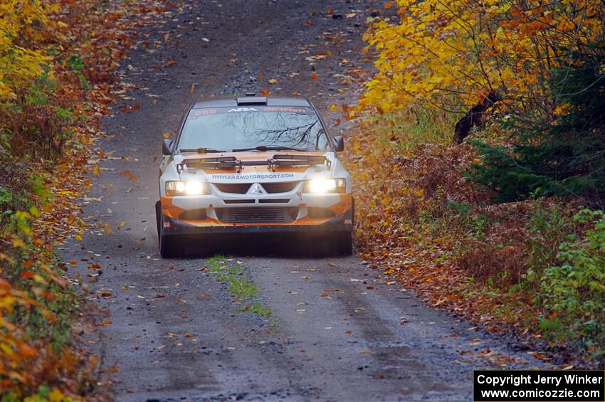 Tim Whitteridge / Ryan Dunham Mitsubishi Lancer Evo VIII on SS12, Trouble I.