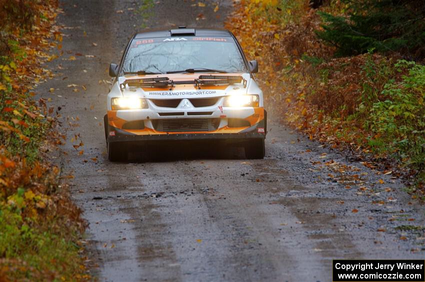 Tim Whitteridge / Ryan Dunham Mitsubishi Lancer Evo VIII on SS12, Trouble I.