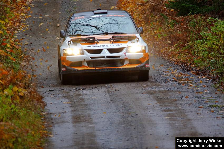 Tim Whitteridge / Ryan Dunham Mitsubishi Lancer Evo VIII on SS12, Trouble I.