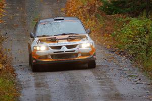 Tim Whitteridge / Ryan Dunham Mitsubishi Lancer Evo VIII on SS12, Trouble I.