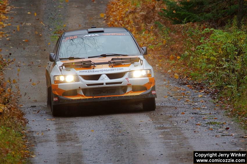 Tim Whitteridge / Ryan Dunham Mitsubishi Lancer Evo VIII on SS12, Trouble I.