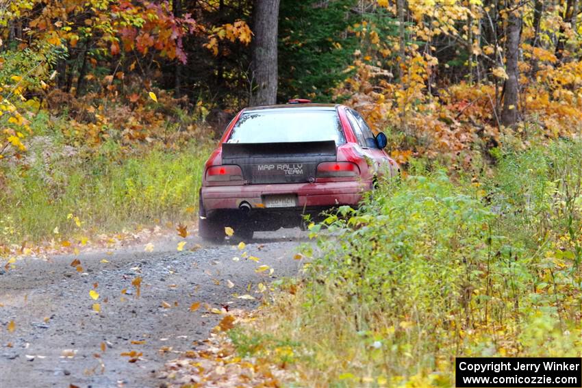 Mark Piatkowski / Aaron Crescenti Subaru Impreza 2.5RS on SS12, Trouble I.