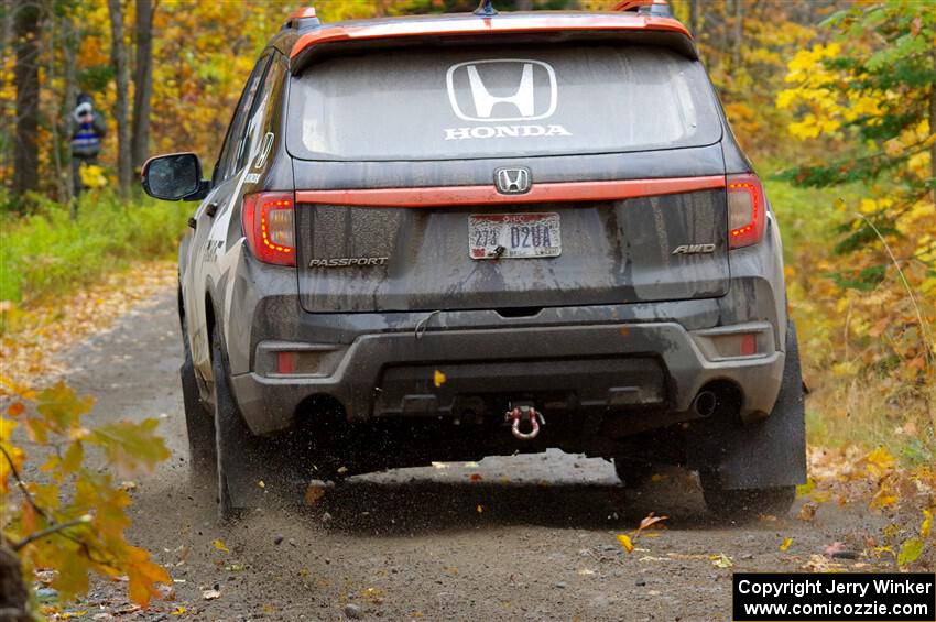 Chris Sladek / John Sharps Honda Passport on SS12, Trouble I.