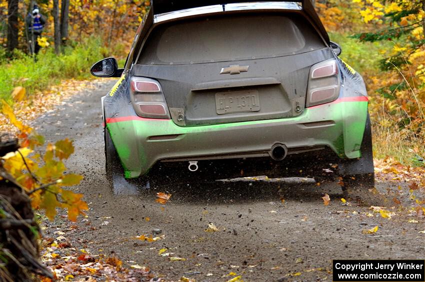 Pat Moro / Ole Holter Chevy Sonic LS on SS12, Trouble I.