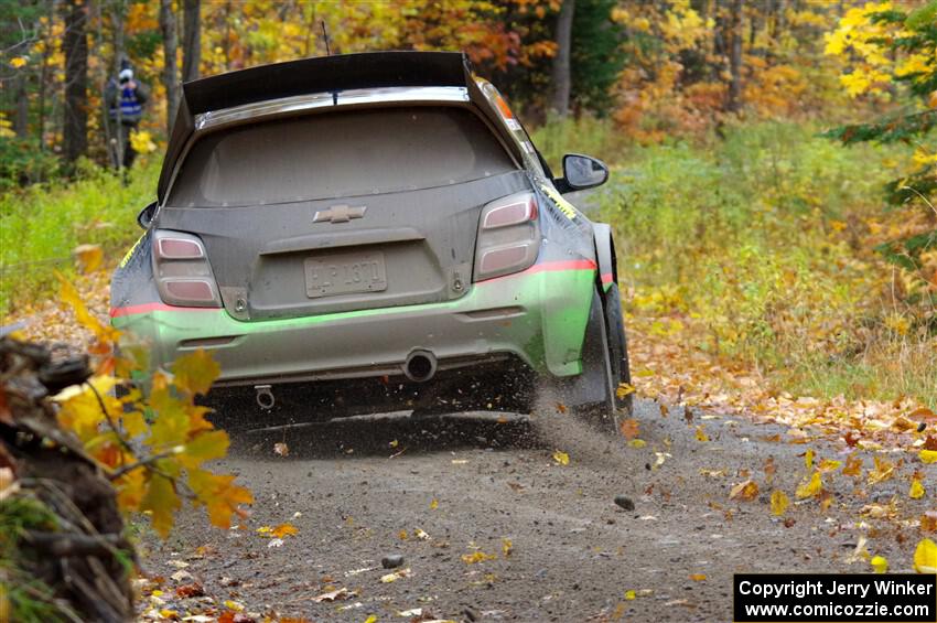 Pat Moro / Ole Holter Chevy Sonic LS on SS12, Trouble I.