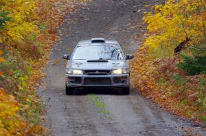 Dylan Gondyke / Sara Nonack Subaru Impreza on SS12, Trouble I.