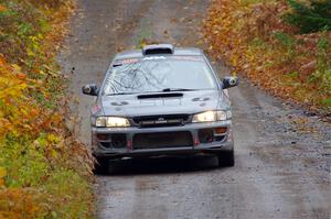 Dylan Gondyke / Sara Nonack Subaru Impreza on SS12, Trouble I.