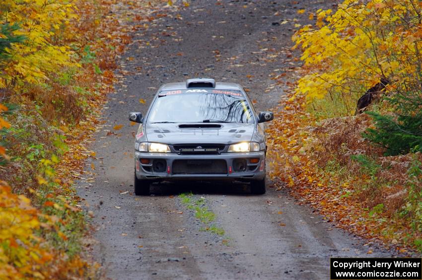 Dylan Gondyke / Sara Nonack Subaru Impreza on SS12, Trouble I.