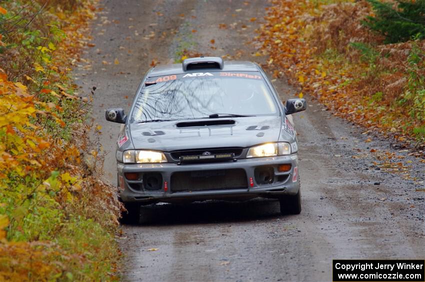 Dylan Gondyke / Sara Nonack Subaru Impreza on SS12, Trouble I.