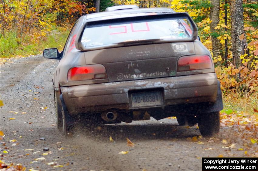 Dylan Gondyke / Sara Nonack Subaru Impreza on SS12, Trouble I.