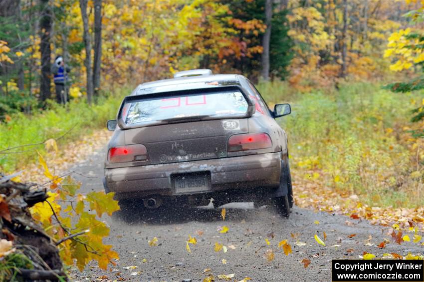 Dylan Gondyke / Sara Nonack Subaru Impreza on SS12, Trouble I.