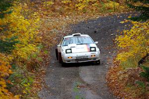 Kevin Schmidt / Kyle Roberts Mazda RX-7 on SS12, Trouble I.