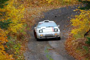 Kevin Schmidt / Kyle Roberts Mazda RX-7 on SS12, Trouble I.