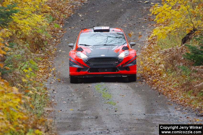 Dave Wallingford / Leanne Junnila Ford Fiesta R5 on SS12, Trouble I.