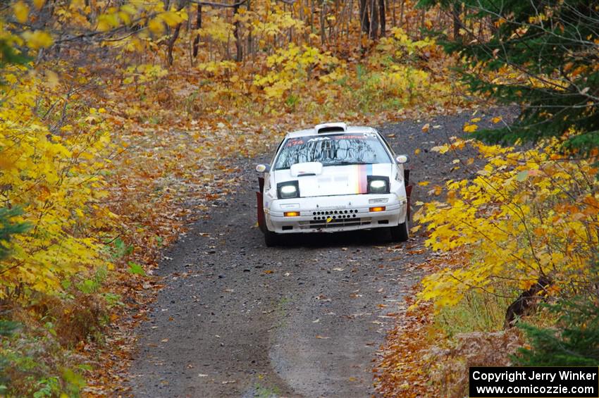 Kevin Schmidt / Kyle Roberts Mazda RX-7 on SS12, Trouble I.