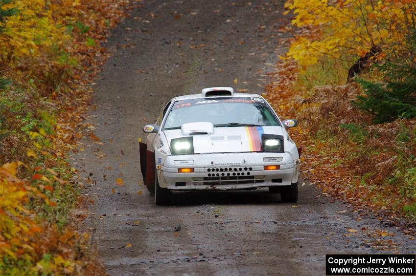 Kevin Schmidt / Kyle Roberts Mazda RX-7 on SS12, Trouble I.