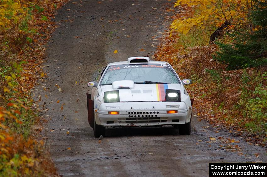 Kevin Schmidt / Kyle Roberts Mazda RX-7 on SS12, Trouble I.