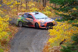 Sumit Panjabi / Stephen Kurey Mitsubishi Lancer Evo X on SS12, Trouble I.