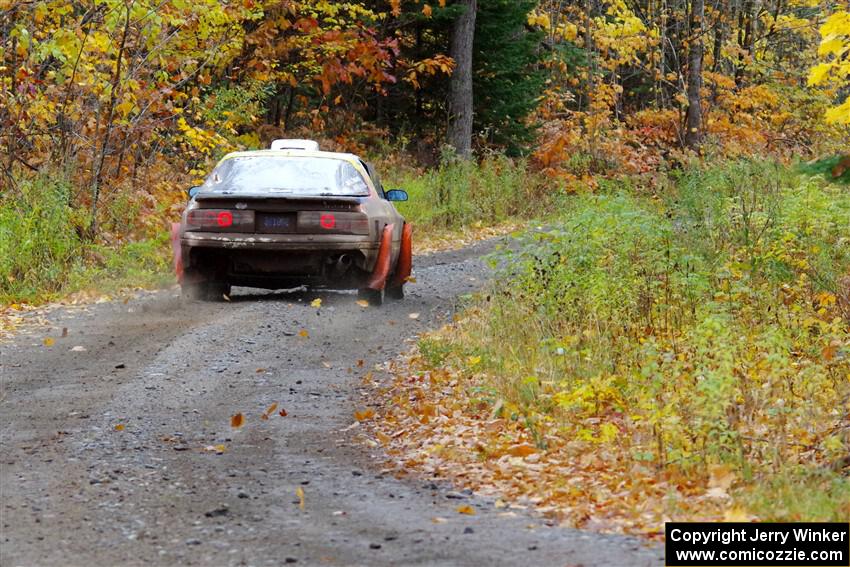 Kevin Schmidt / Kyle Roberts Mazda RX-7 on SS12, Trouble I.