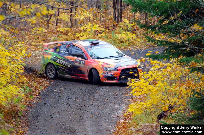 Sumit Panjabi / Stephen Kurey Mitsubishi Lancer Evo X on SS12, Trouble I.