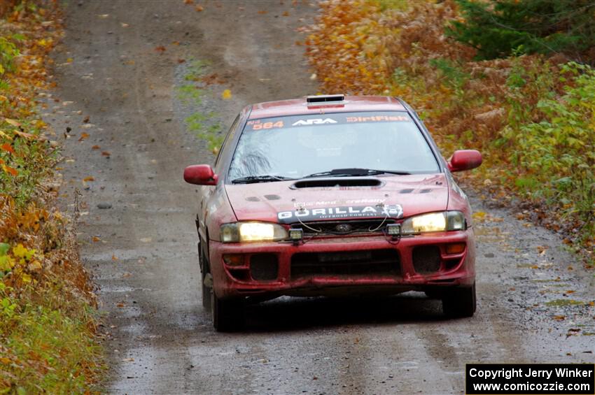 Arin DeMaster / Taylor Kildea Subaru Impreza on SS12, Trouble I.