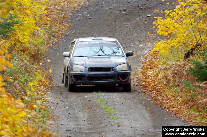 Dylan Murcott / Andrew Sims Subaru WRX STi on SS12, Trouble I.